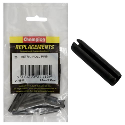 Champion 6mm x 30mm Roll Pin -20pk