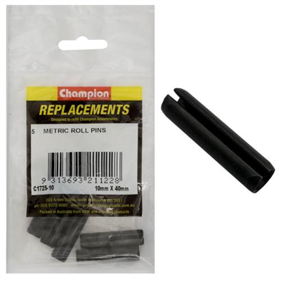 Champion 10mm x 40mm Roll Pin -5pk