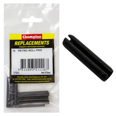 Champion 6mm x 50mm Roll Pin -10pk
