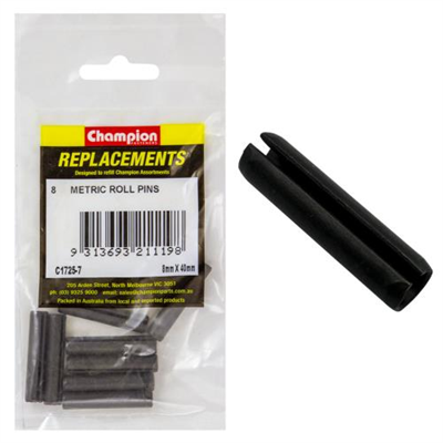 Champion 8mm x 40mm Roll Pin -8pk