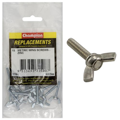 Champion M4 x 25mm Wing Screw -15pk