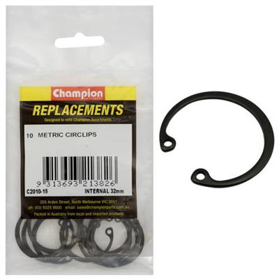 Champion 32mm internal Circlip -10pk