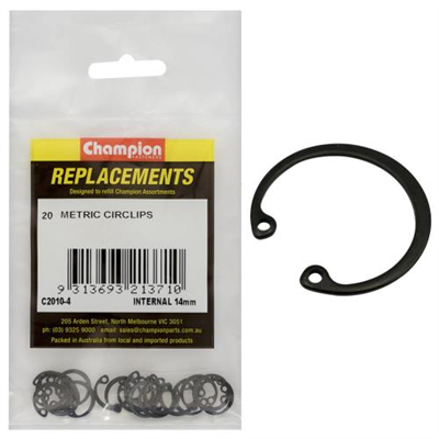 Champion 14mm internal Circlip -20pk
