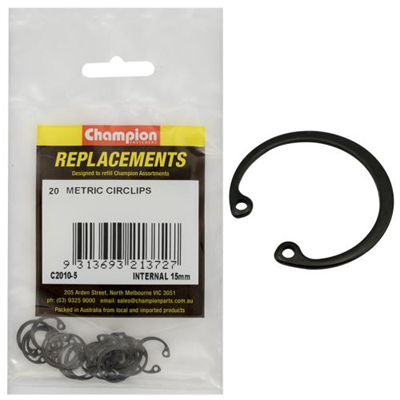 Champion 15mm internal Circlip -20pk