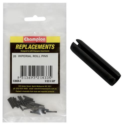 Champion 3/32 x 5/8in Imperial Roll Pin -20pk