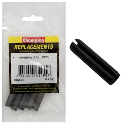 Champion 3/8 x 2-1/2in Imperial Roll Pin -5pk