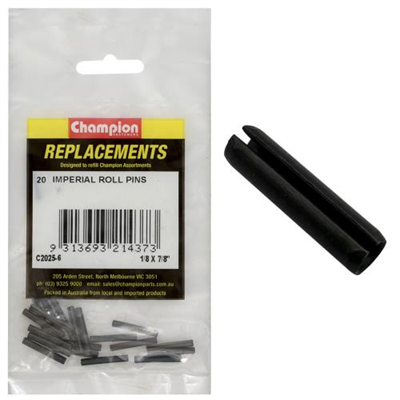 Champion 1/8 x 7/8in Imperial Roll Pin -20pk