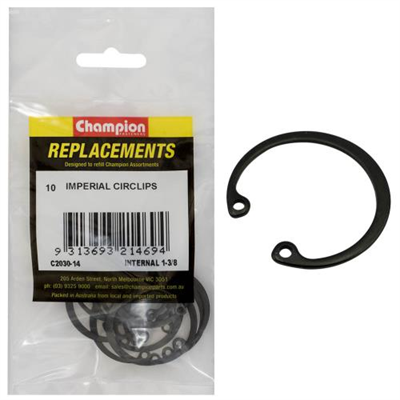 Champion 1-3/8in Imperial internal Circlip -10pk