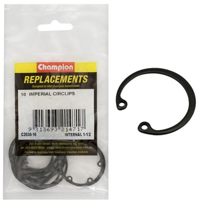 Champion 1-1/2in Imperial internal Circlip -10pk