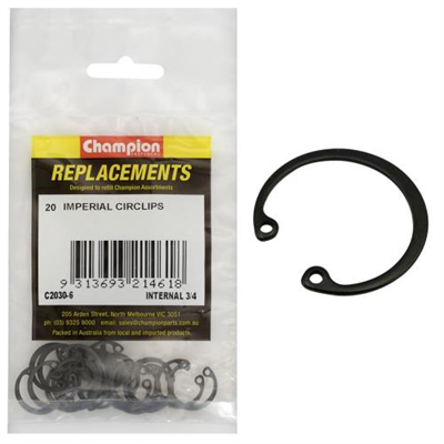 Champion 3/4in Imperial internal Circlip -20pk