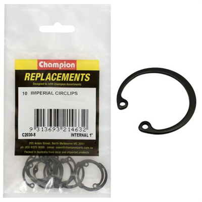 Champion 1in Imperial internal Circlip -10pk