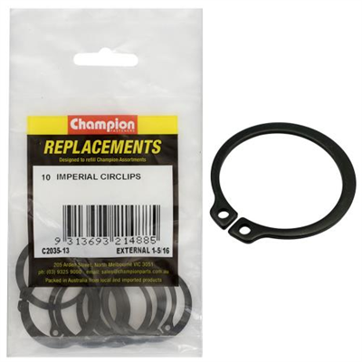 Champion 1-5/16in Imperial External Circlip -10pk