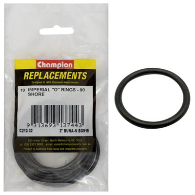 Champion 2in (Tube Ref) x 2.337 (I.D.) x .118 (Sec.) O-Ring