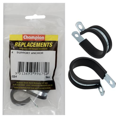Champion 19mm Pipe Support Anchor -4pk