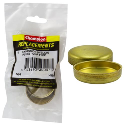 Champion 1-3/4in Brass Expansion (Frost) Plug-Cup Type-4pk**