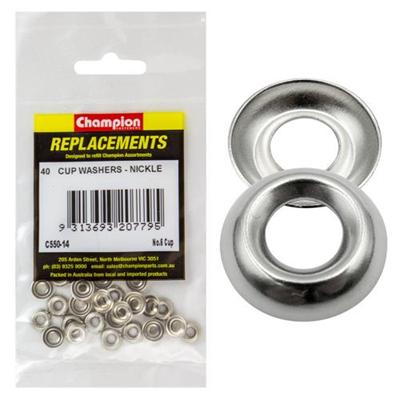 Champion 6G Cup Washer -40pk
