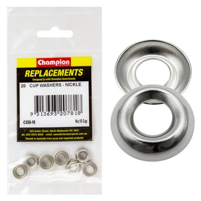 Champion 10G Cup Washer -20pk
