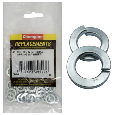 Champion 3/8in Flat Section Spring Washer -40pk
