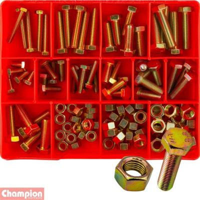Champion 113pc UNF S/Screw & Nut Assortment