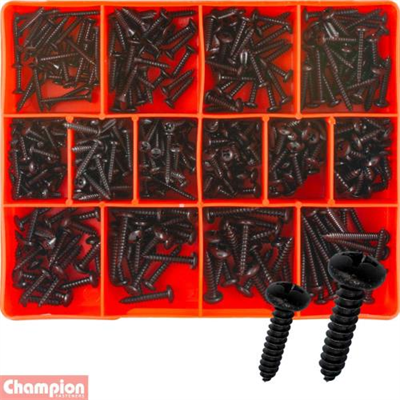 Champion 415pc Black Self Tapping Screw Assortment