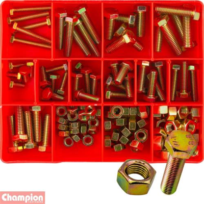 Champion 113pc UNC S/Screw & Nut Assortment