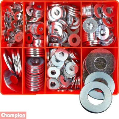 Champion 325pc Super Heavy Duty Flat Washer Assortment