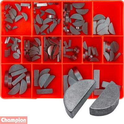 Champion 164pc Metric Woodruff Key Assortment-Metric