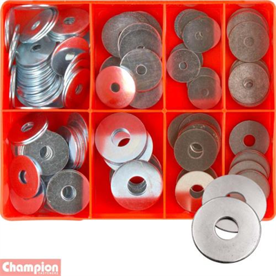 Champion 143pc Panel (Body) Washer Assortment (Zinc)