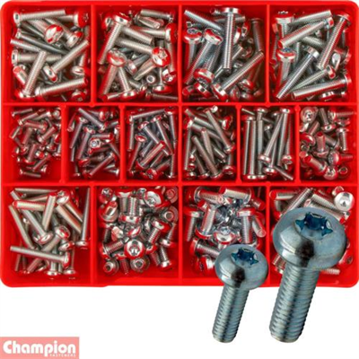 Champion 365pc Torx Security Machine Screw Assortment Pan HD