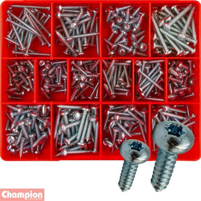 Champion 425pc Torx Security S/Tapping Screw Assort. Pan HD