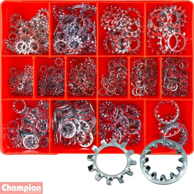 Champion 560pc Metric Star Washer Assortment