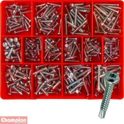Champion 375pc Torx Security Self Drilling Screw Assortment