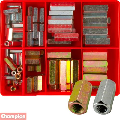 Champion 92pc Metric/UNC Coupling Nut Assortment