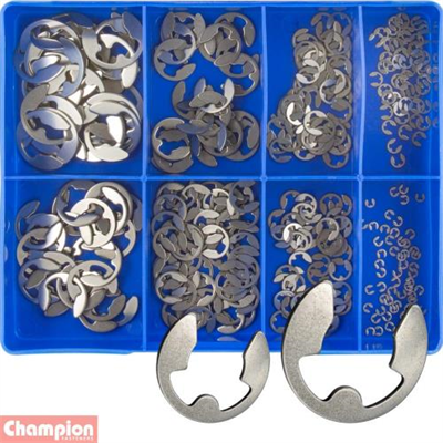 Champion 325pc Metric E Clip Assortment 304/A2