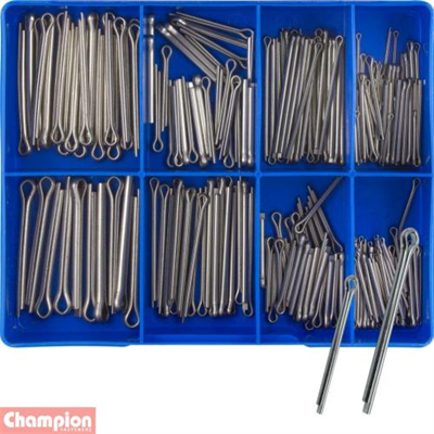 Champion 255pc Stainless Split (Cotter) Pin Assortment