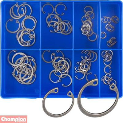 Champion 80pc Internal Circlip Assortment 304/A2