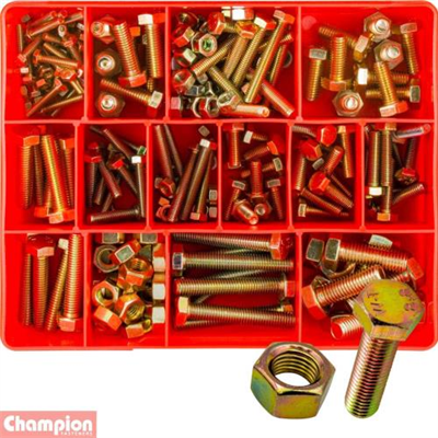 Champion 221pc Metric Set Screw & Nut Assortment