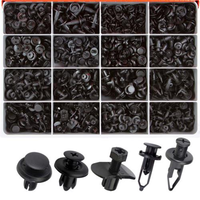 Champion Master Kit 650pc Auto Trim Scrivet Clip Asst
