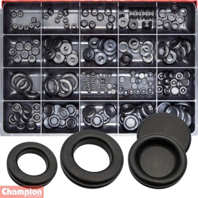 Champion Master Kit 172pc Rubber Grommet Asst