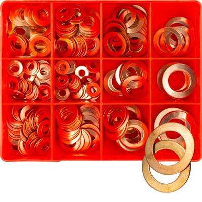 Champion 260pc Imperial 20G Copper Washer Assortment