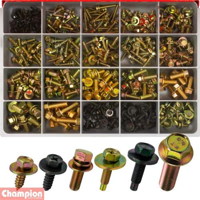 Champion Master Kit 380pc Metric Sems Assembly Asst