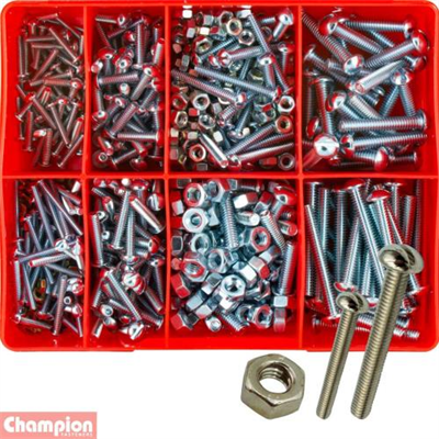 Champion 360pc Machine Screw & Nut Assortment