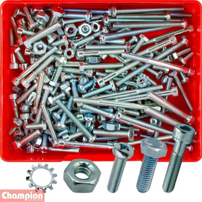 Champion 191pc Motor Cycle Fasteners Assortment
