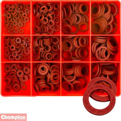 Champion 405pc 1/16in Red Fibre Washer Assortment