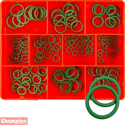 Champion 145pc Air Conditioning O-Rings (R134A Gas) -(Green)
