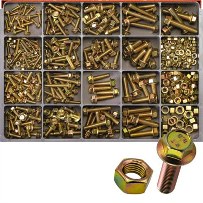 Champion Master Kit 455pc Metric Hex Flange Head Bolt & Nut