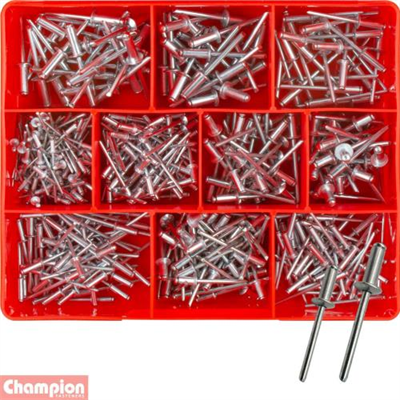 Champion 505pc Aluminium Blind Rivet Assortment