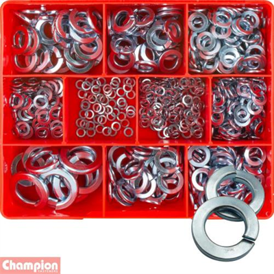 Champion 535pc Metric/Imperial Spring Washer Assortment