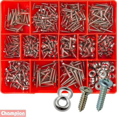 Champion 540pc Self Tapping Screw Assortment