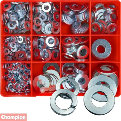 Champion 695pc Flat Steel Washer Assortment